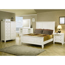 Calgary Furniture Emporium Sandy Beach 201301Q 7 pc Queen Panel Bedroom Set IMAGE 1