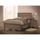 Calgary Furniture Emporium Kauffman 204190KW 7 pc California King Panel Bedroom Set with Storage IMAGE 1