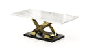 219-COFFEE TABLE-MARBLE-GOLD-BLACK