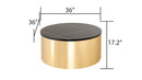 805-3-COFFEE TABLE/END TABLE-GOLD
