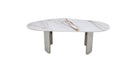 409-CHARLO-COFFEE TABLE-MARBLE-CHROME