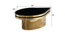 379-WILLY-COFFEE TABLE-GLASS-GOLD
