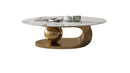 369-FIFI-COFFEE TABLE-MARBLE-GOLD