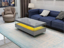 99-RIA-COFFEE TABLE WITH LED LIGHT-LIGHT GREY