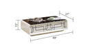 749-NORA-COFFEE TABLE-GLASS-WHITE