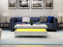 599-RIA-COFFEE TABLE WITH LED-WHITE