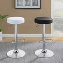 Coaster Furniture Ramses 102558 29" Adjustable Bar Stool - Chrome and Black IMAGE 7