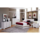 Calgary Furniture Emporium Jessica 202990Q-S5P 5 pc Queen Platform Bedroom Set IMAGE 1