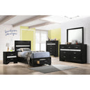 Calgary Furniture Emporium Miranda 206361T-S5 7 pc Twin Bedroom Set with Storage IMAGE 1