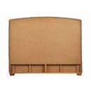 Coaster Furniture Laughton 300501KW Banana Leaf California King Panel Bed - Amber IMAGE 3