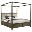 Calgary Furniture Emporium Gran Park 224931KW-S4 6 pc California King Canopy Bedroom Set IMAGE 2