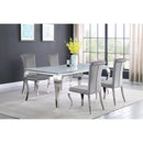 Coaster Furniture Betty 105073 Velvet Upholstered Dining Side Chair - Grey (Set of 4) IMAGE 7
