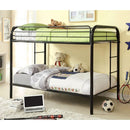 Furniture of America Rainbow CM-BK1032-BK Twin/Twin Bunk Bed IMAGE 3