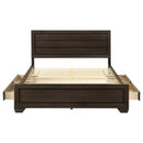 Coaster Furniture Kauffman 204390KW Wood California King Storage Panel Bed - Dark Cocoa IMAGE 6