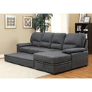 Furniture of America Alcester CM6908BK-SET Sectional IMAGE 3