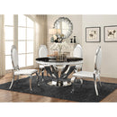  Coaster Furniture Anchorage 107872N Upholstered Dining Chair - Cream White (Set of 2) IMAGE 10