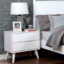 Furniture of America Lennart 2-Drawer Nightstand CM7386WH-N IMAGE 2