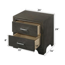 Calgary Furniture Emporium Carine II 2-Drawer Nightstand 26263 IMAGE 3
