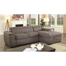  Calgary Furniture Emporium Patty Fabric Sleeper Sectional CM6514BR-SECT IMAGE 2