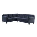  Furniture of America Peever II Fabric 2 pc Sectional CM6368NV-SECTIONAL IMAGE 2