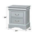 Calgary Furniture Emporium Louis Philippe 2-Drawer Nightstand 26733 IMAGE 9