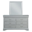 Calgary Furniture Emporium Louis Philippe Dresser Mirror 26734 IMAGE 3