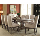 Calgary Furniture Emporium Landon Dining Table with Trestle Base 60737 IMAGE 6