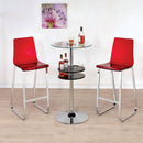 Furniture of America Xena CM3990RD-BC-2PK Bar Chair IMAGE 2