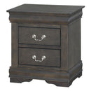 Calgary Furniture Emporium Louis Philippe 2-Drawer Nightstand 26793 IMAGE 2