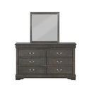 Calgary Furniture Emporium Louis Philippe Dresser Mirror 26794 IMAGE 6
