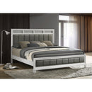 Coaster Furniture Barzini 205891KW Wood California King Panel Bed - White IMAGE 6