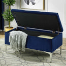 IFDC IF 6257 Storage Bench - Blue IMAGE 2