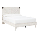  Signature Design by Ashley Shawburn EB4121B1 Queen Crossbuck Panel Platform Bed IMAGE 1