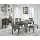 Signature Design by Ashley Hallanden D589-35 Rectangular Dining Room Butterfly Extension Table IMAGE 10