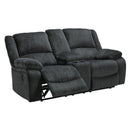 Signature Design by Ashley Draycoll 7650494C Double Reclining Loveseat with Console IMAGE 3