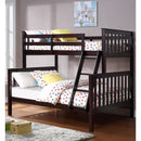 IFDC B 102 - E Single/Double Bunk Bed - Espresso IMAGE 1