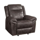 Calgary Furniture Emporium Lydia Glider Leather Air Recliner LV00656 IMAGE 1