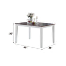 Calgary Furniture Emporium Green Leigh Dining Table 77075 IMAGE 5