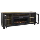 Signature Design by Ashley Foyland W989W1 83" TV Stand with Electric Fireplace IMAGE 2