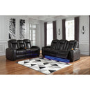  Signature Design by Ashley Party Time 3700318C Power Reclining Loveseat w/ Console and ADJ Headrest IMAGE 15
