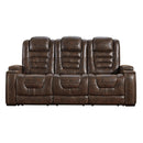  Signature Design by Ashley Game Zone 3850115C Power Reclining Sofa with Adjustable Headrest IMAGE 1