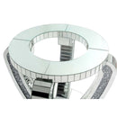 Calgary Furniture Emporium Noralie Dining Table with Glass Top and Pedestal Base DN00717 IMAGE 3