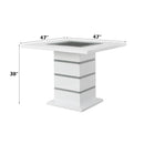 Calgary Furniture Emporium Elizaveta Counter Height Dining Table with Pedestal Base DN00817 IMAGE 7