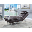 Calgary Furniture Emporium Padilla Leather Look Chaise LV00825 IMAGE 1