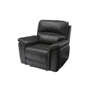 Calgary Furniture Emporium Lousiana Power Leather Air Recliner 8299 C GR IMAGE 1