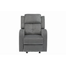 Calgary Furniture Emporium Hillsdale Rocker Fabric Recliner 7712 C GR IMAGE 1