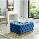 Calgary Furniture Emporium Portia Fabric Ottoman 2838-BL IMAGE 1