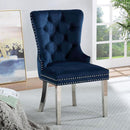 Furniture of America Jewett CM-AC261NV-2PK Wingback Chair (2/CTN) IMAGE 1
