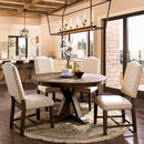 Furniture of America Julia CM3014RT Round Dining Table IMAGE 1