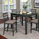 Furniture of America Fafnir CM3607PT-5PK 5 Pc. Counter Ht. Table Set IMAGE 2
